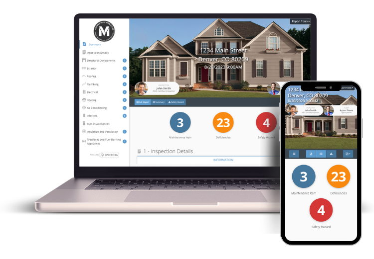 Our Spectora reports can be viewed on any device!